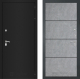 Входная металлическая Дверь Лабиринт (LABIRINT) Classic шагрень черная 25 Бетон светлый в Черноголовке