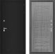 Входная металлическая Дверь Лабиринт (LABIRINT) Classic шагрень черная 06 Сандал грей в Черноголовке