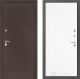 Входная металлическая Дверь Лабиринт (LABIRINT) Classic антик медь 07 Белое дерево в Черноголовке