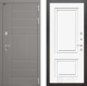 Входная металлическая Дверь Лабиринт (LABIRINT) Формо 26 Белый (RAL-9003) в Черноголовке