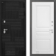 Входная металлическая Дверь Лабиринт (LABIRINT) Pazl 03 Белый софт в Черноголовке