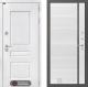 Входная металлическая Дверь Лабиринт (LABIRINT) Versal 22 Белый софт в Черноголовке