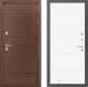 Входная металлическая Дверь Лабиринт (LABIRINT) Термо Лайт 13 Белый софт в Черноголовке