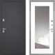 Входная металлическая Дверь Интекрон (INTECRON) Гектор ФЛЗ-120-М Зеркало Белый матовый в Черноголовке