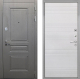 Входная металлическая Дверь Интекрон (INTECRON) Брайтон Графит ФЛ-316 Белый ясень в Черноголовке