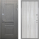Входная металлическая Дверь Интекрон (INTECRON) Брайтон Графит В-07 с молдингом Сандал белый в Черноголовке