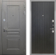 Входная металлическая Дверь Интекрон (INTECRON) Брайтон Графит ФЛ-295 Лофт черный в Черноголовке