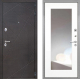 Дверь Интекрон (INTECRON) Сенатор Лучи ФЛЗ-120-М Зеркало Белый матовый в Черноголовке
