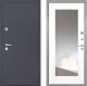 Входная металлическая Дверь Интекрон (INTECRON) Колизей ФЛЗ-120-М Зеркало Белый матовый в Черноголовке