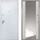Входная металлическая Дверь Интекрон (INTECRON) Колизей White ФЛЗ-516 Зеркало Сосна белая в Черноголовке