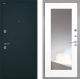 Дверь Интекрон (INTECRON) Греция ФЛЗ-120-М Зеркало Белый матовый в Черноголовке