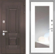Входная металлическая Дверь Интекрон (INTECRON) Италия ФЛЗ-120-М Зеркало Белый матовый в Черноголовке