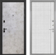 Входная металлическая Дверь Интекрон (INTECRON) Профит Black Мрамор Светлый В-07 с молдингом Лофт белый в Черноголовке