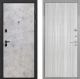 Входная металлическая Дверь Интекрон (INTECRON) Профит Black Мрамор Светлый В-07 с молдингом Сандал белый в Черноголовке