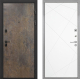 Входная металлическая Дверь Интекрон (INTECRON) Профит Black Гранж Лучи-М Софт милк в Черноголовке