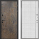 Входная металлическая Дверь Интекрон (INTECRON) Профит Black Гранж В-07 с молдингом Лофт белый в Черноголовке