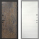Входная металлическая Дверь Интекрон (INTECRON) Профит Black Гранж Гладкая Дуб сильвер поперечный в Черноголовке