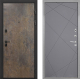 Входная металлическая Дверь Интекрон (INTECRON) Профит Black Гранж Лучи-М Графит софт в Черноголовке