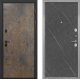 Входная металлическая Дверь Интекрон (INTECRON) Профит Black Гранж Гладкая Гранит лава оникс в Черноголовке