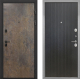 Входная металлическая Дверь Интекрон (INTECRON) Профит Black Гранж ФЛ-295 Лофт черный в Черноголовке