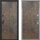 Входная металлическая Дверь Интекрон (INTECRON) Профит Black Гранж Гладкая Гранж в Черноголовке