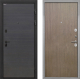 Входная металлическая Дверь Интекрон (INTECRON) Профит Black Эковенге Гладкая шпон Венге коричневый в Черноголовке