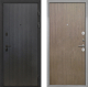 Входная металлическая Дверь Интекрон (INTECRON) Профит Black ФЛ-295 Гладкая шпон Венге коричневый в Черноголовке