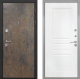 Входная металлическая Дверь Интекрон (INTECRON) Гектор Гранж ФЛ-243 Белый матовый в Черноголовке