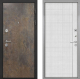 Входная металлическая Дверь Интекрон (INTECRON) Гектор Гранж В-07 с молдингом Лофт белый в Черноголовке