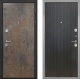 Входная металлическая Дверь Интекрон (INTECRON) Гектор Гранж ФЛ-295 Лофт черный в Черноголовке