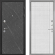 Входная металлическая Дверь Интекрон (INTECRON) Гектор Гранит Лава Оникс В-07 с молдингом Лофт белый в Черноголовке