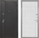 Входная металлическая Дверь Интекрон (INTECRON) Олимпия Black 4К В-07 с молдингом Лофт белый в Черноголовке