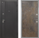 Входная металлическая Дверь Интекрон (INTECRON) Олимпия Black 4К Гладкая Гранж в Черноголовке