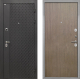 Входная металлическая Дверь Интекрон (INTECRON) Олимпия Black 4К Гладкая шпон Венге коричневый в Черноголовке