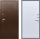 Входная металлическая Дверь Рекс (REX) 1А Медный Антик FL-289 Белый ясень в Черноголовке