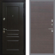 Входная металлическая Дверь Рекс (REX) Премиум-Н GL венге поперечный в Черноголовке