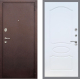 Входная металлическая Дверь Рекс (REX) 2 Медный Антик FL-128 Белый ясень в Черноголовке