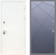 Входная металлическая Дверь Рекс (REX) 5 Белая Шагрень FL-291 Силк титан в Черноголовке