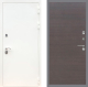 Входная металлическая Дверь Рекс (REX) 5 Белая Шагрень GL венге поперечный в Черноголовке