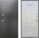 Входная металлическая Дверь Рекс (REX) 2А Серебро Антик FL-2 Лиственница беж в Черноголовке