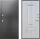 Входная металлическая Дверь Рекс (REX) 2А Серебро Антик FL-2 Сандал белый в Черноголовке