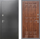 Входная металлическая Дверь Рекс (REX) 2А Серебро Антик FL-33 орех тисненый в Черноголовке