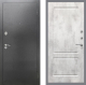 Входная металлическая Дверь Рекс (REX) 2А Серебро Антик FL-117 Бетон светлый в Черноголовке