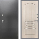 Входная металлическая Дверь Рекс (REX) 2А Серебро Антик FL-128 Беленый дуб в Черноголовке
