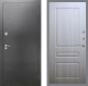 Входная металлическая Дверь Рекс (REX) 2А Серебро Антик FL-243 Сандал белый в Черноголовке
