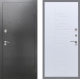 Входная металлическая Дверь Рекс (REX) 2А Серебро Антик FL-289 Белый ясень в Черноголовке