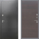 Входная металлическая Дверь Рекс (REX) 2А Серебро Антик GL венге поперечный в Черноголовке
