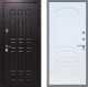 Входная металлическая Дверь Рекс (REX) 8 FL-128 Белый ясень в Черноголовке