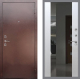 Входная металлическая Дверь Рекс (REX) 1 СБ-16 Зеркало Белый ясень в Черноголовке