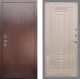Входная металлическая Дверь Рекс (REX) 1 FL-2 Беленый дуб в Черноголовке